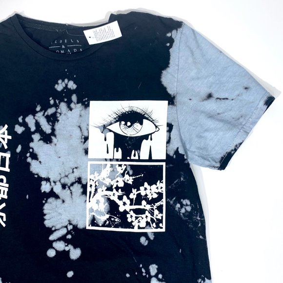 Rebels & Nomads Size Small Black Graphic T-Shirt - Picture 5 of 16